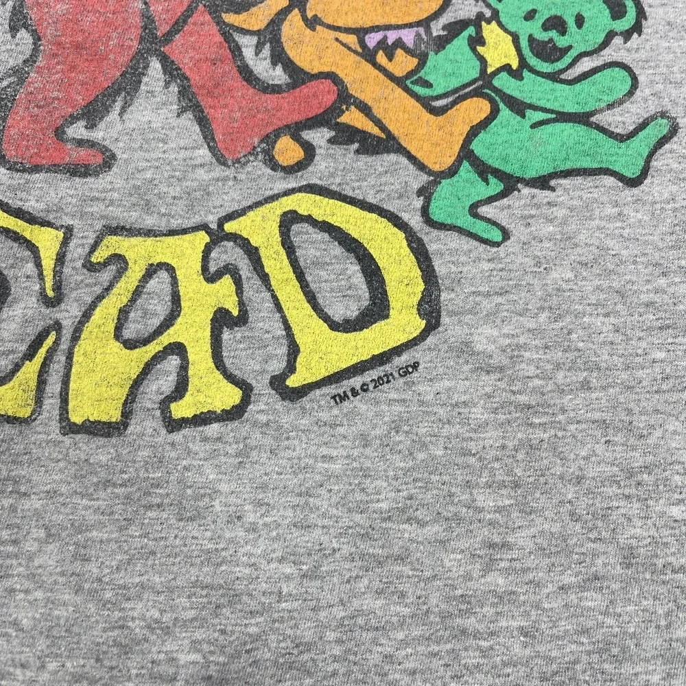 Grateful Dead x Gap T Shirt Mens XL Gray Dancing Bears Deadheads Band Tee Adult